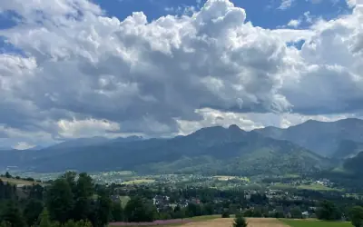Zakopane and the Tatra Mountains on a summer day