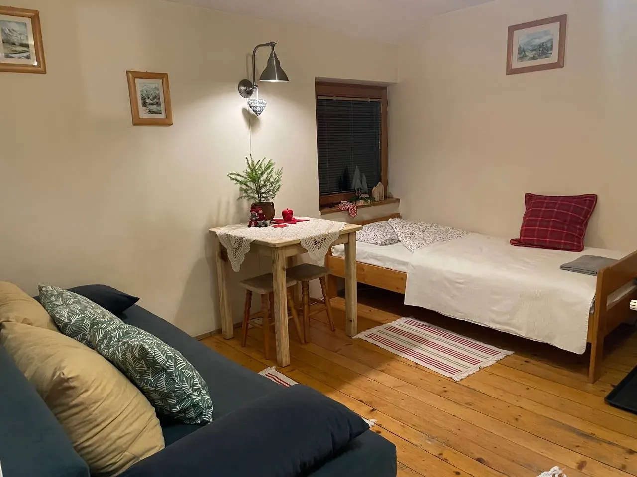 Room for two or three guests